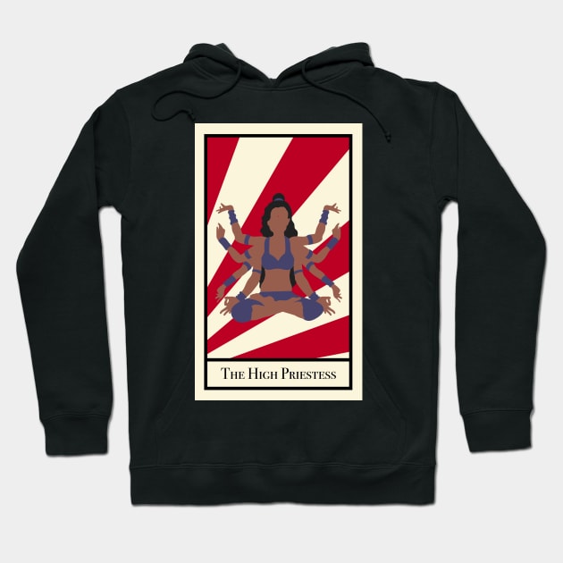 The High Priestess - The Circus Tarot Hoodie by Jakmalone